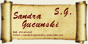 Sandra Gucunski vizit kartica